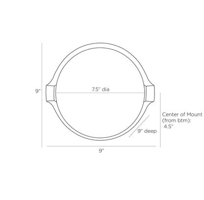 Arteriors Home Thurlow Sconce DWC04