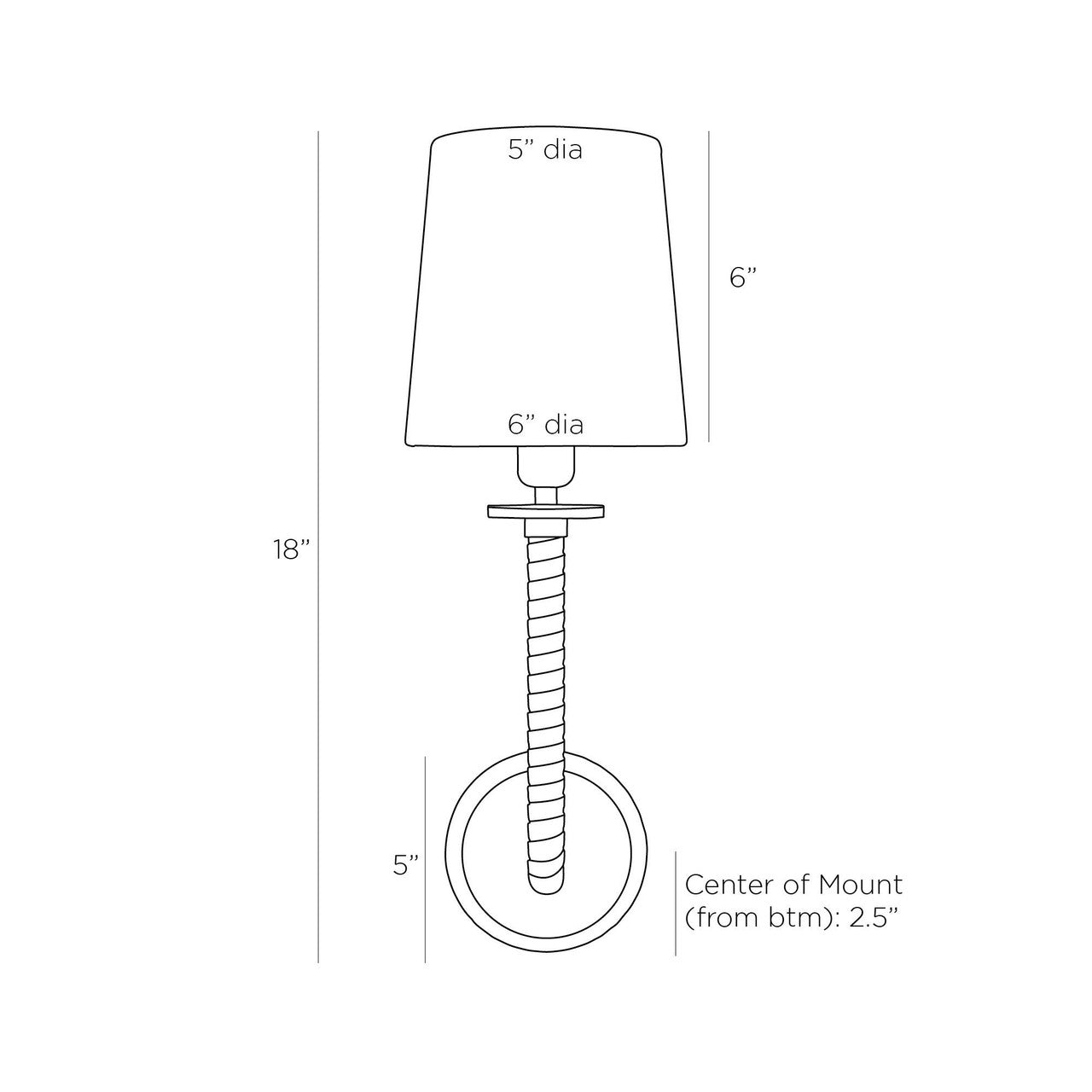 Arteriors Home Wayman Sconce DWC06