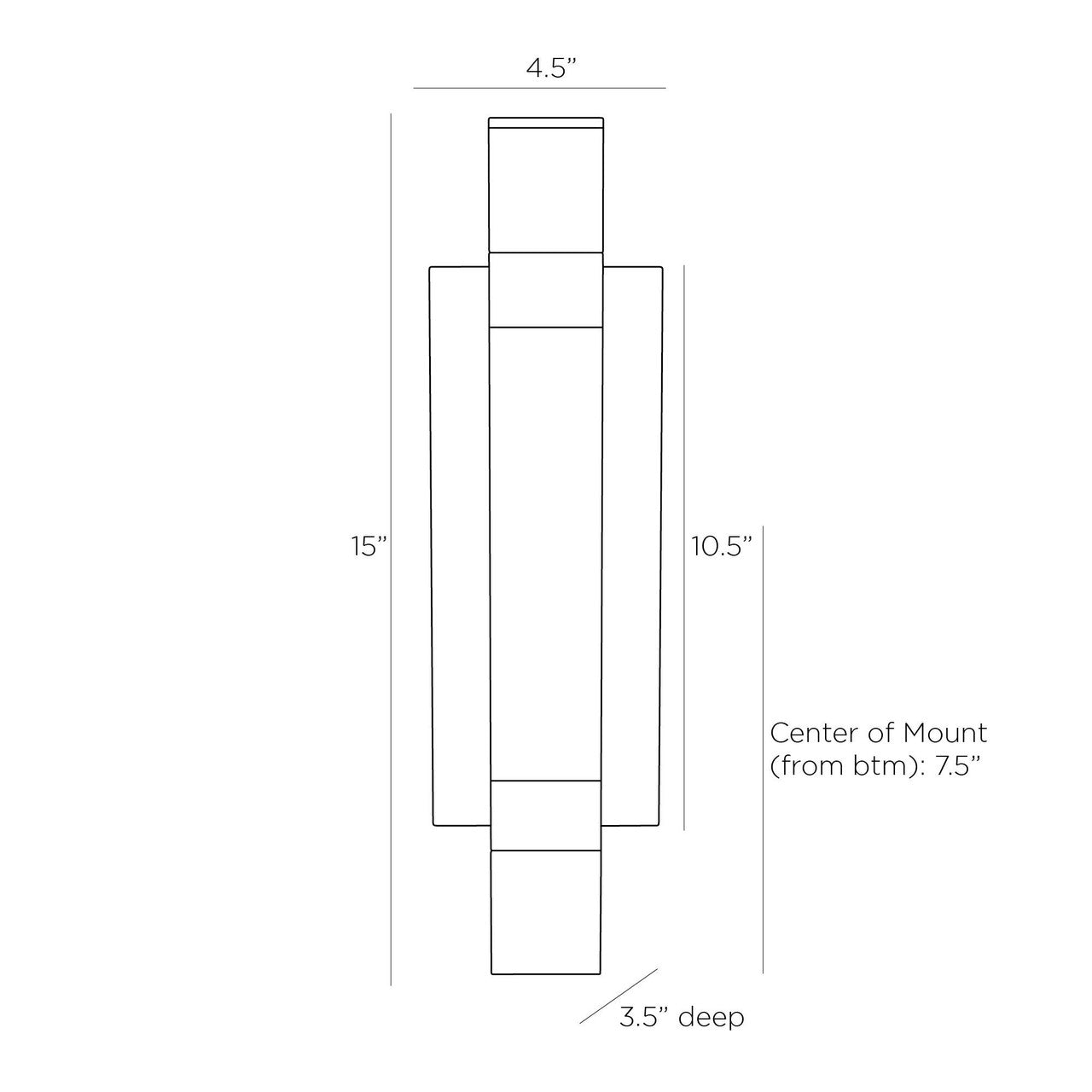 Arteriors Home Watkins Sconce DWC15