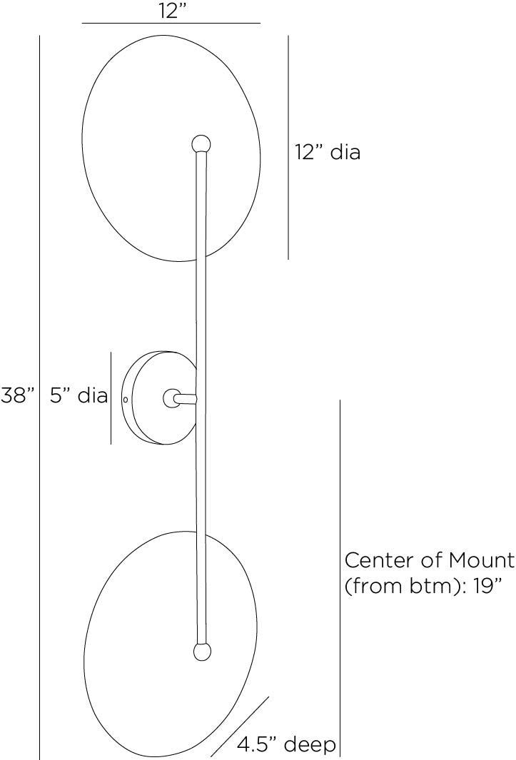 Arteriors Home Griffith Sconce DWC31