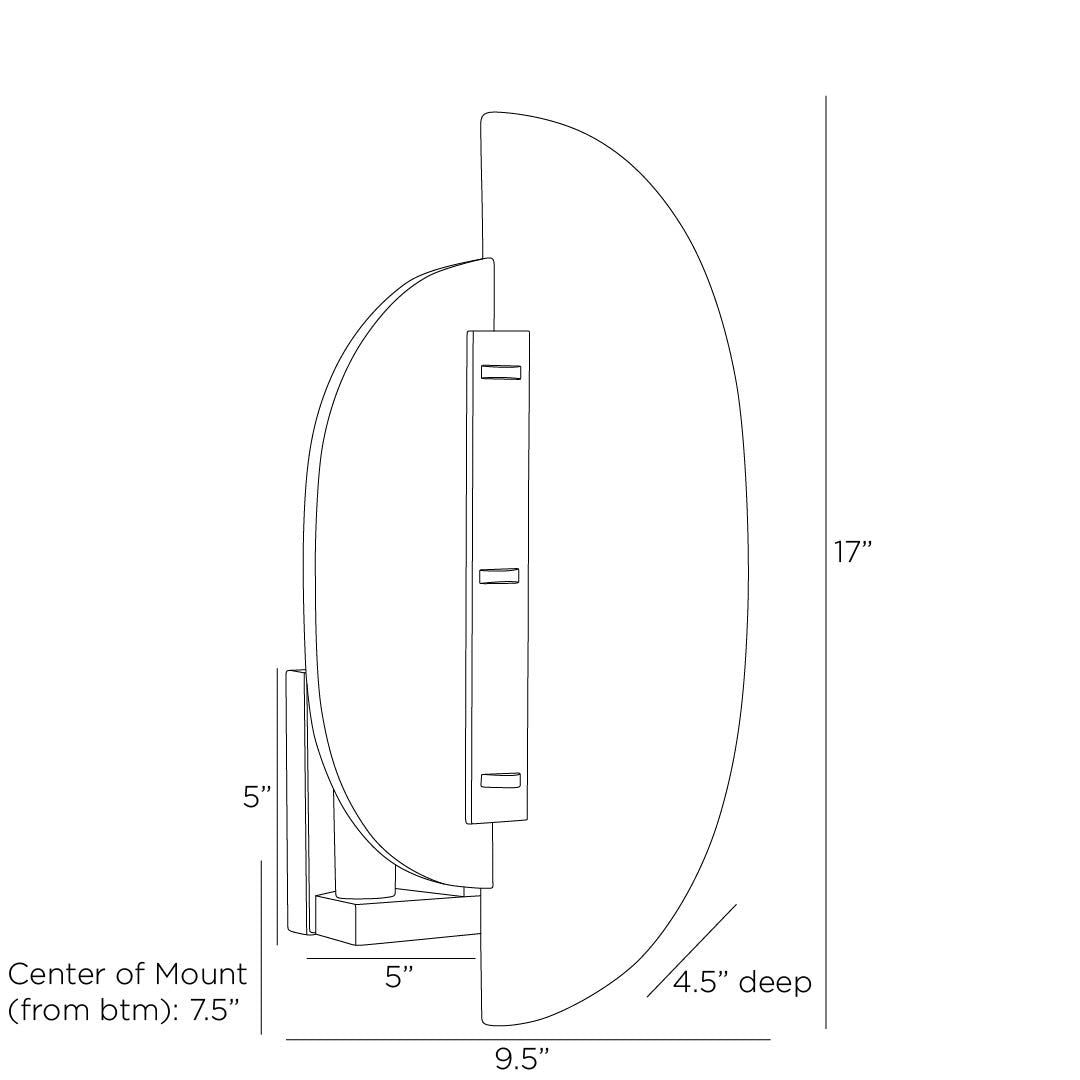 Arteriors Home Kianna Sconce DWC32