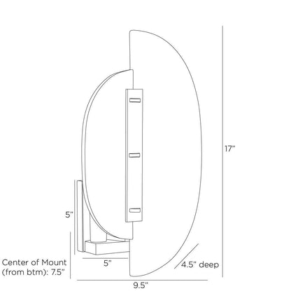 Arteriors Home Kianna Sconce DWC32