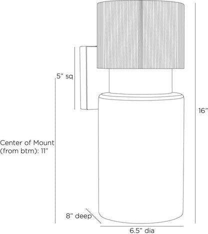 Arteriors Home Crawford Outdoor Sconce DWC43