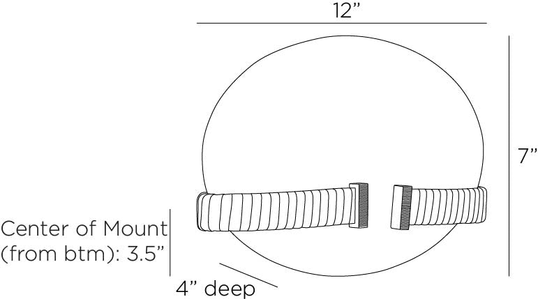 Arteriors Home Fresno Sconce DWC46