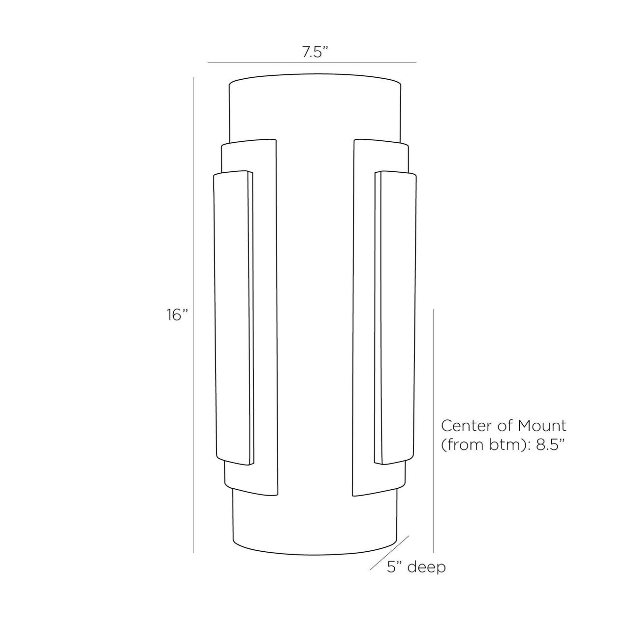 Arteriors Home Vivian Sconce DWI03