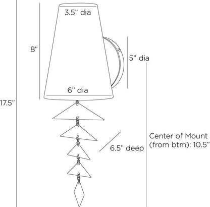 Arteriors Home Ellie Sconce DWI14