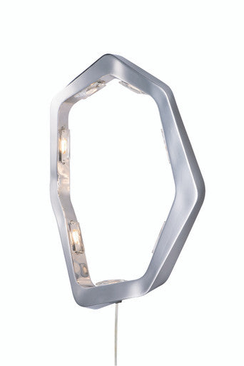 ET2 Contemporary Lighting Boulder LED Wall Sconce in Polished Chrome E20024-PC