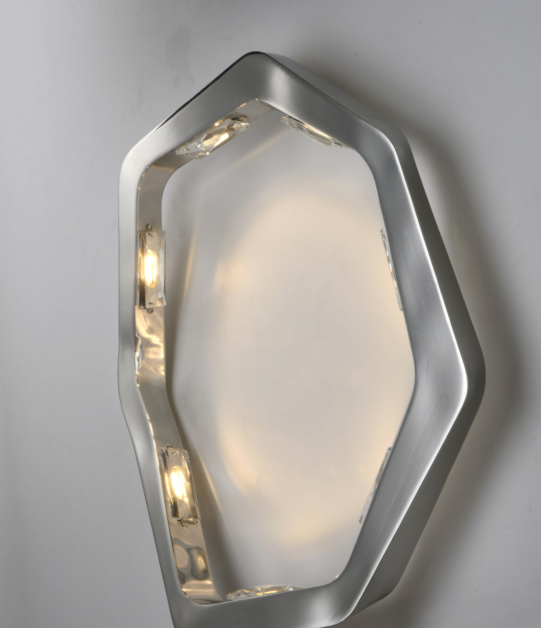 ET2 Contemporary Lighting Boulder LED Wall Sconce in Polished Chrome E20024-PC