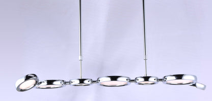 ET2 Contemporary Lighting Timbale 7-Light LED Pendant in Polished Chrome E21144-01PC