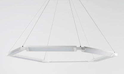 ET2 Contemporary Lighting Rotator 6-Light LED Pendant in Matte White E21235-MW