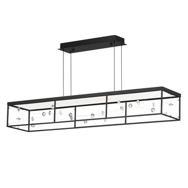 ET2 Contemporary Lighting Entanglement Linear LED Pendant in Black E21256-20BK