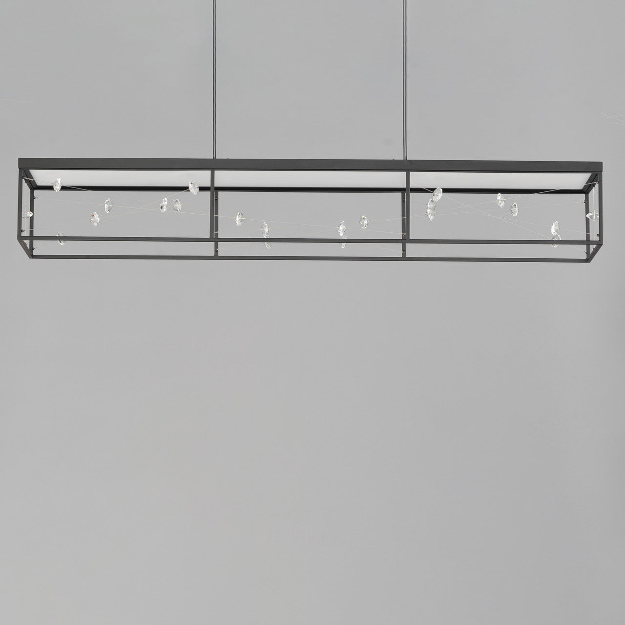 ET2 Contemporary Lighting Entanglement Linear LED Pendant in Black E21256-20BK