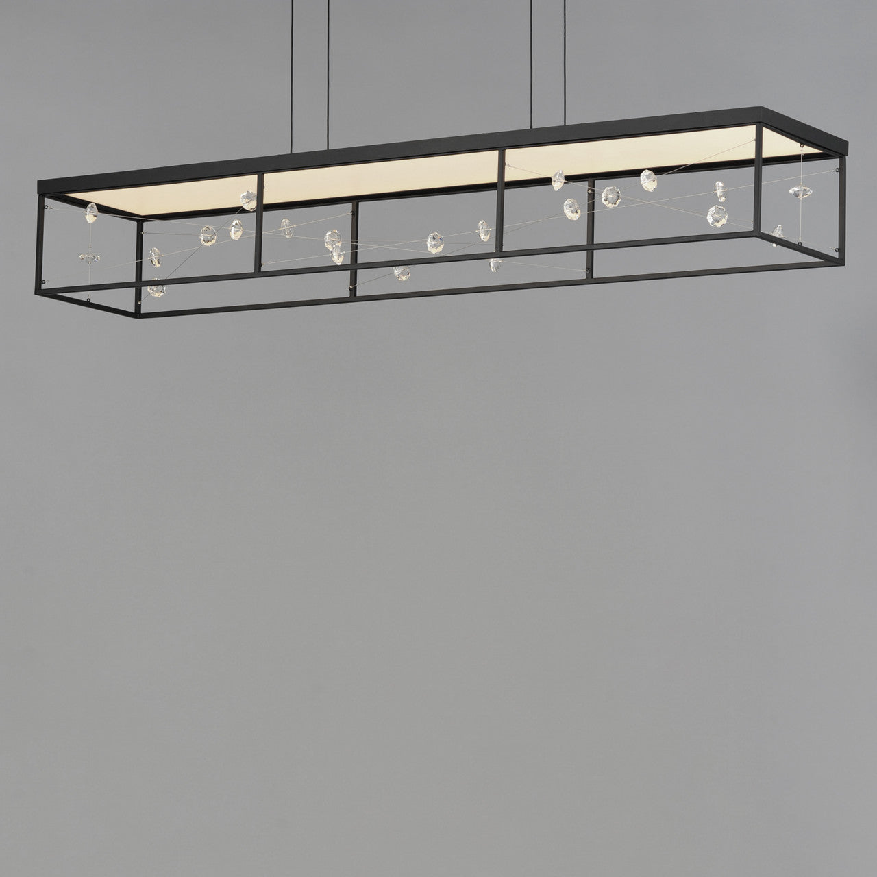 ET2 Contemporary Lighting Entanglement Linear LED Pendant in Black E21256-20BK