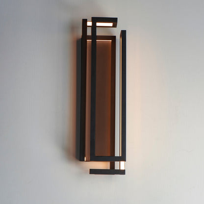 ET2 Contemporary Lighting Penrose 24'' LED Sconce in Black E21263-BK