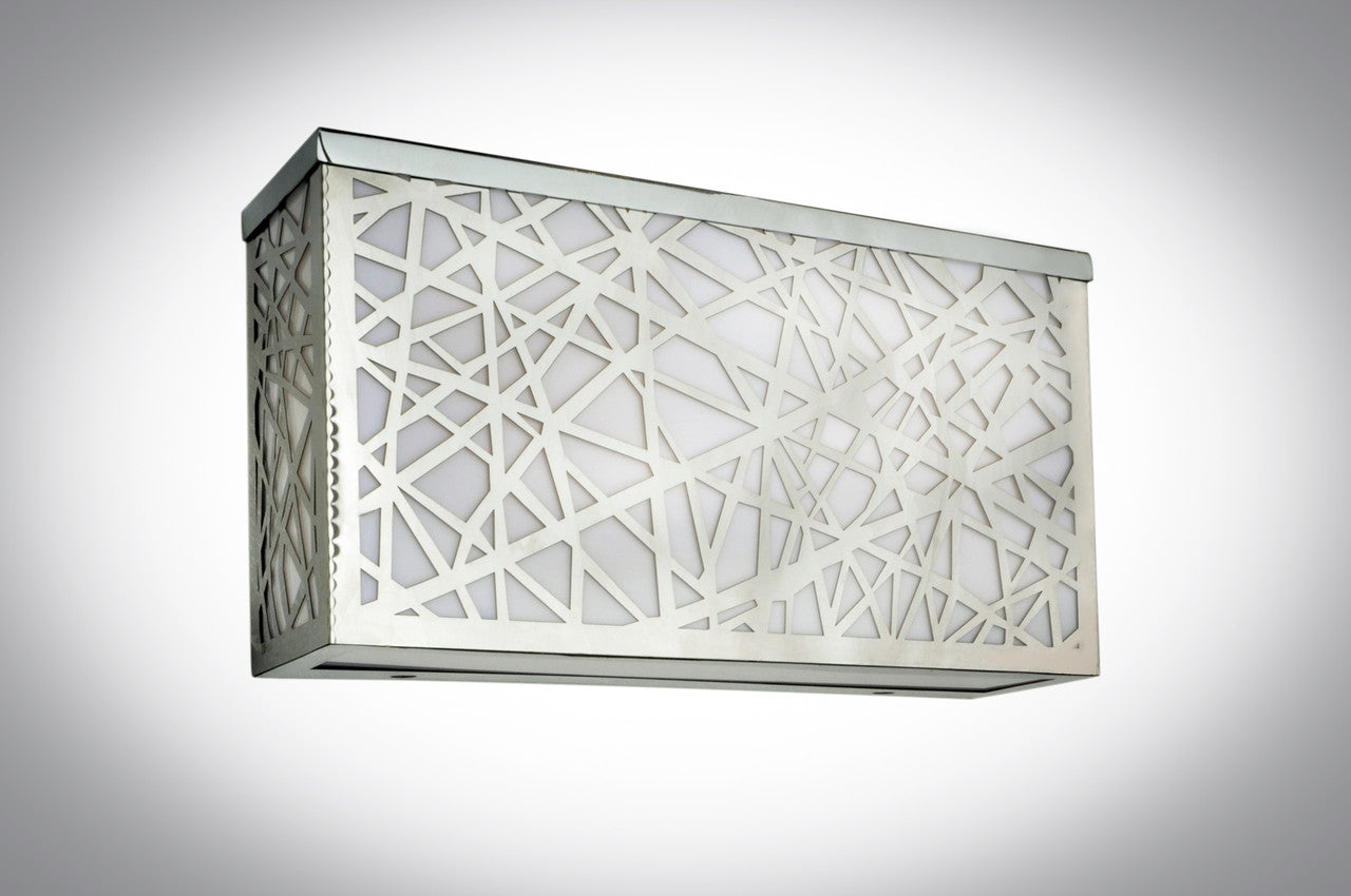 ET2 Contemporary Lighting Inca LED Large Outdoor Wall Sconce in Polished Chrome E21336-61PC