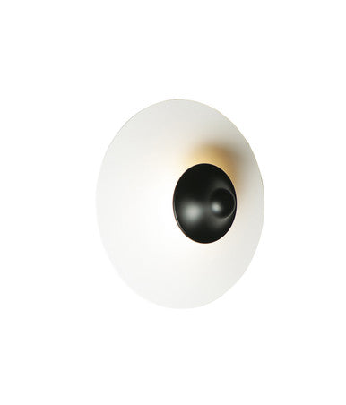 ET2 Contemporary Lighting Radar LED Wall Sconce in White / Black E21461-WTBK