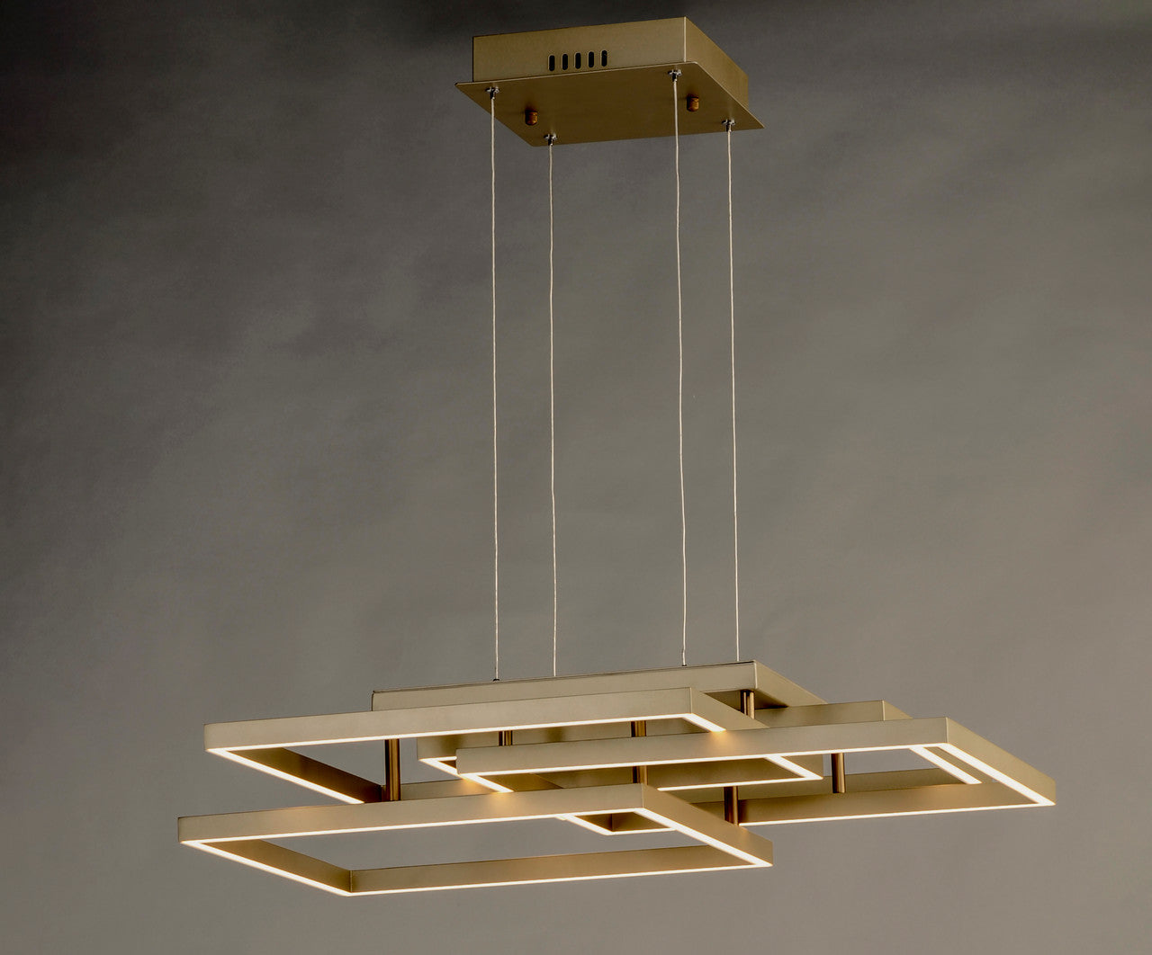 ET2 Contemporary Lighting Traverse LED Pendant in Champagne E21516-CHP