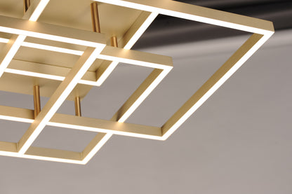 ET2 Contemporary Lighting Traverse LED Pendant in Champagne E21516-CHP