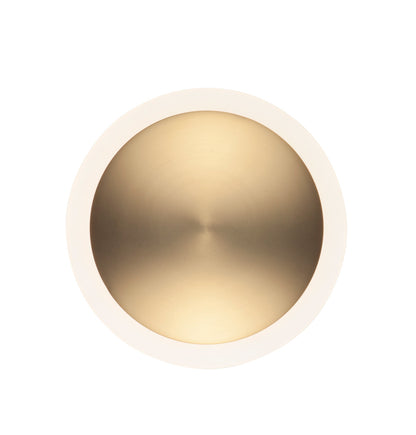 ET2 Contemporary Lighting Saucer LED Flush Mount / Wall Sconce in Black / Gold E21540-90BKGLD