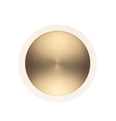 ET2 Contemporary Lighting Saucer LED Flush Mount / Wall Sconce in Black / Gold E21540-90BKGLD