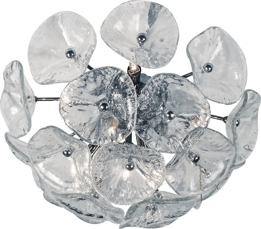 ET2 Contemporary Lighting Fiori 8-Light Flush/Wall Mount in Polished Chrome E22092-28