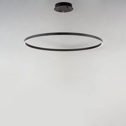 ET2 Contemporary Lighting Groove 40" LED Pendant WiZ in Black E22728-BK