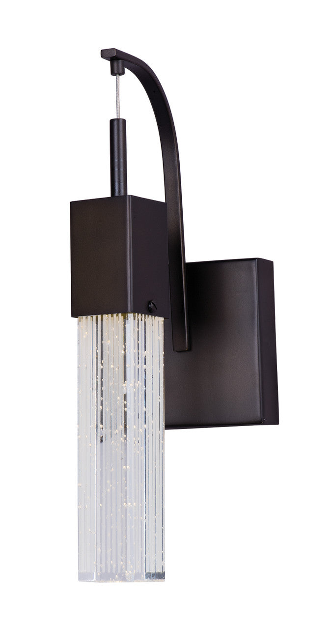 ET2 Contemporary Lighting Fizz III 1-Light LED Wall Sconce in Bronze E22760-89BZ