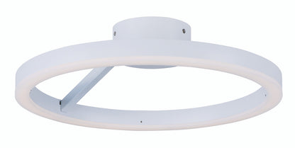 ET2 Contemporary Lighting Cirque LED Flush / Wall Mount in Matte White E22841-MW