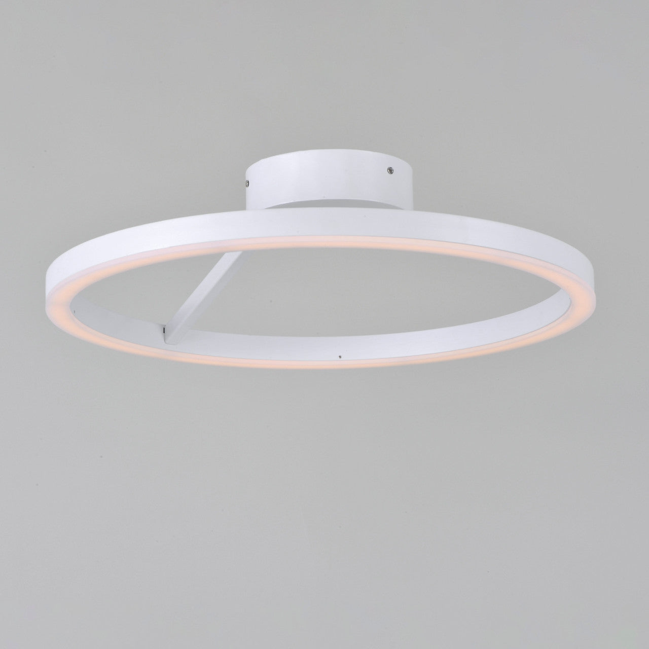 ET2 Contemporary Lighting Cirque LED Flush / Wall Mount in Matte White E22841-MW