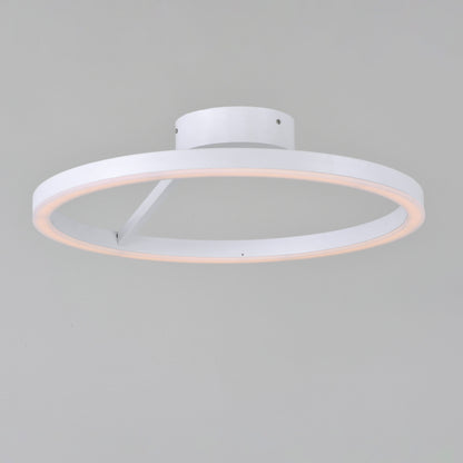 ET2 Contemporary Lighting Cirque LED Flush / Wall Mount in Matte White E22841-MW