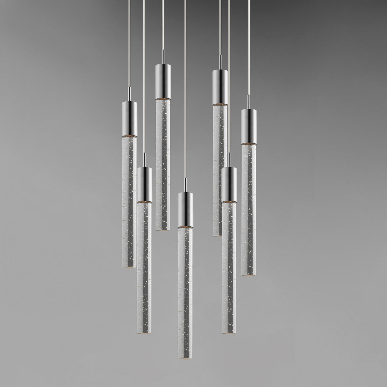 ET2 Contemporary Lighting Big Fizz 7-Light LED Pendant in Polished Chrome E22877-91PC