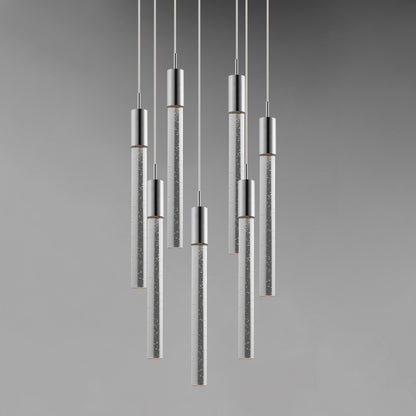 ET2 Contemporary Lighting Big Fizz 7-Light LED Pendant in Polished Chrome E22877-91PC