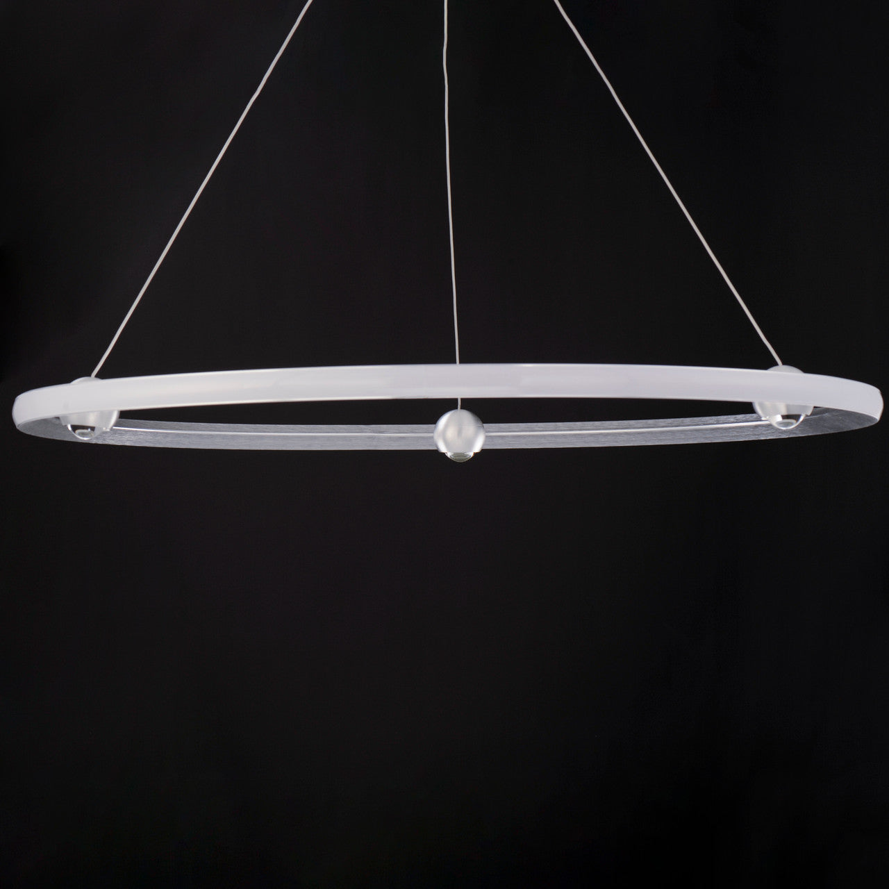 ET2 Contemporary Lighting Nodes 40" LED Pendant CCT Select in Brushed Aluminum E23514-AL