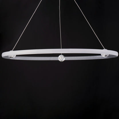 ET2 Contemporary Lighting Nodes 40" LED Pendant CCT Select in Brushed Aluminum E23514-AL