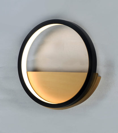 ET2 Contemporary Lighting Hoopla LED Wall Sconce in Black / Gold E24320-BKGLD