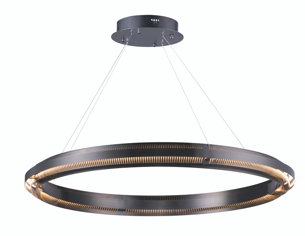 ET2 Contemporary Lighting Echo LED Pendant in Brushed Gunmetal E24344-BGM