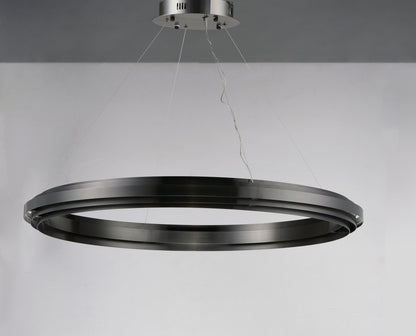 ET2 Contemporary Lighting Echo LED Pendant in Brushed Gunmetal E24344-BGM