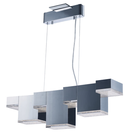 ET2 Contemporary Lighting Pizzazz LED Pendant in Polished Chrome E24466-160PC