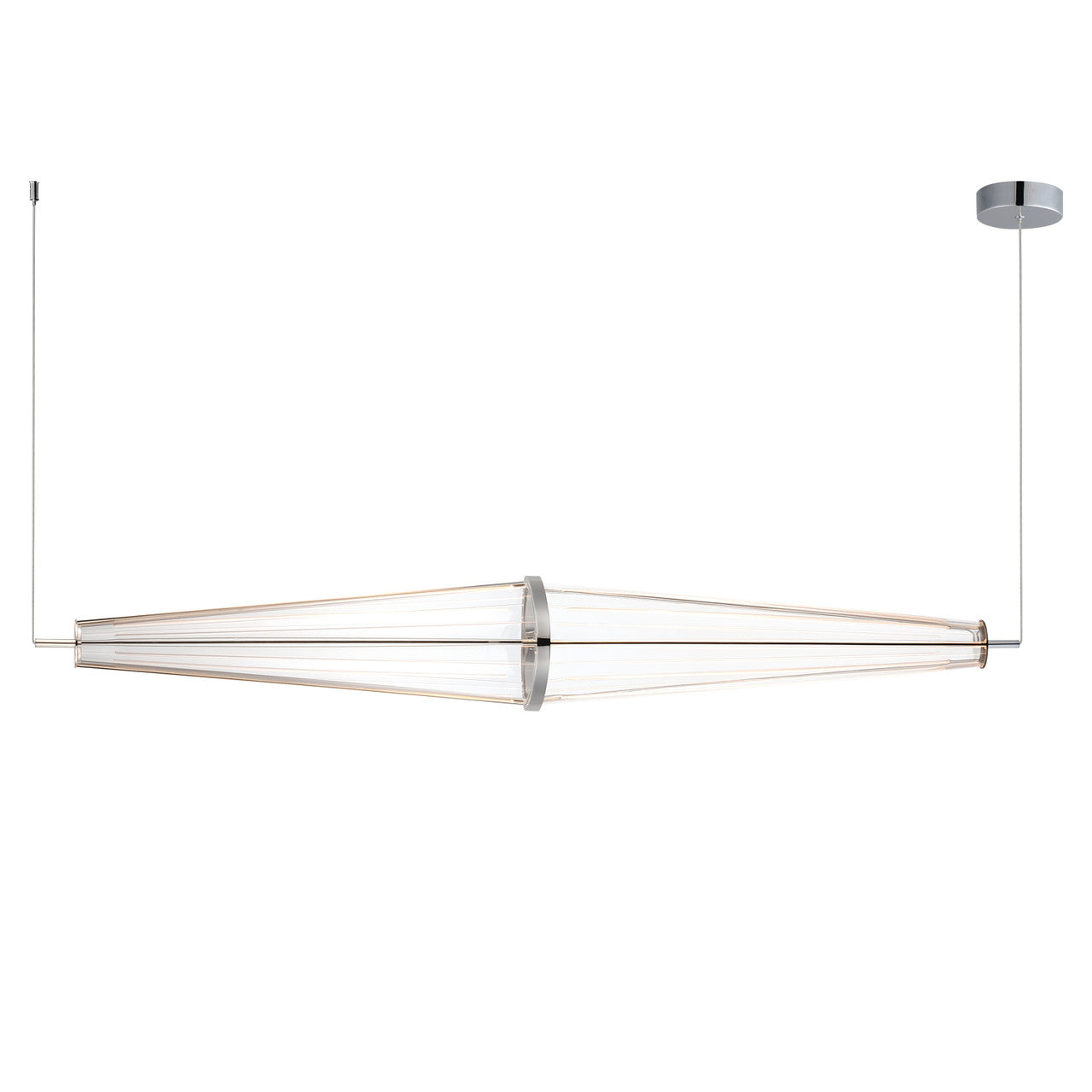 ET2 Contemporary Lighting Quasar 51" LED Pendant in Polished Chrome E24895-133PC