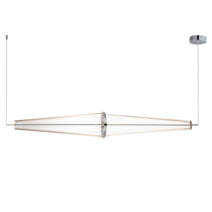 ET2 Contemporary Lighting Quasar 51" LED Pendant in Polished Chrome E24895-133PC