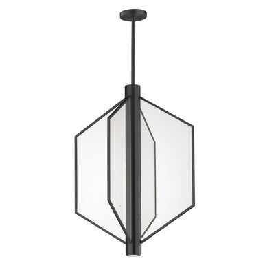 ET2 Contemporary Lighting Telstar Large LED Pendant in Black E25136-133BK