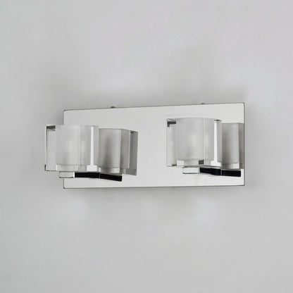 ET2 Contemporary Lighting Blocs 2-Light LED Wall Sconce in Polished Chrome E32032-18PC