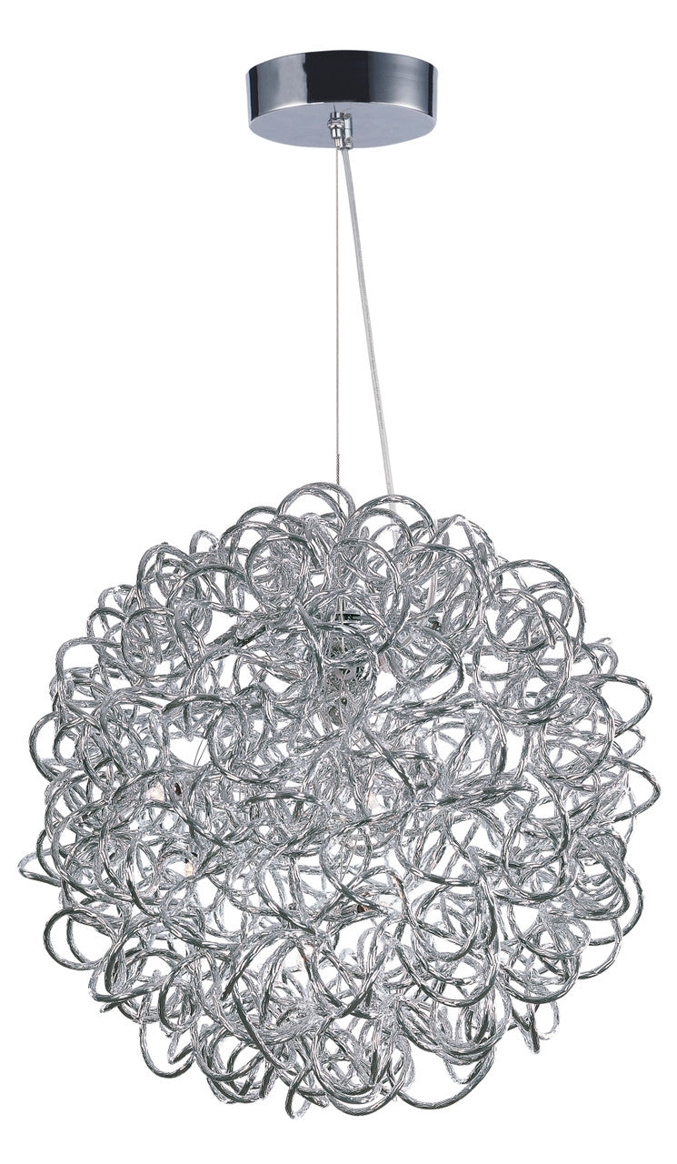 ET2 Contemporary Lighting Dazed 8-Light LED Pendant in Polished Chrome E32572-PC