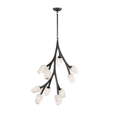 ET2 Contemporary Lighting Blossom 10-Light LED Pendant in Black E32798-93BK