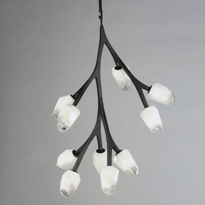 ET2 Contemporary Lighting Blossom 10-Light LED Pendant in Black E32798-93BK