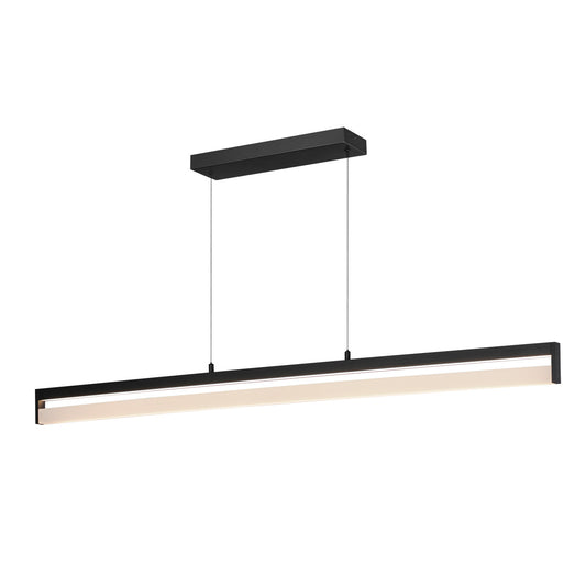 ET2 Contemporary Lighting Crossbar 60" LED Pendant Wiz Color in Black E36106-BK