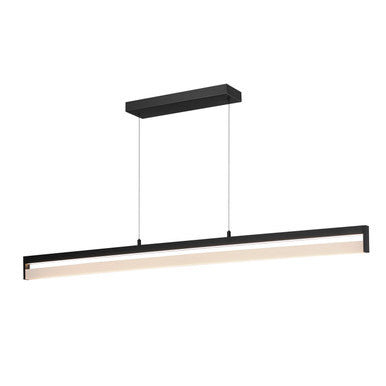 ET2 Contemporary Lighting Crossbar 60" LED Pendant Wiz Color in Black E36106-BK