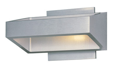 ET2 Contemporary Lighting Alumilux: Titan LED Outdoor Wall Sconce in Satin Aluminum E41302-SA