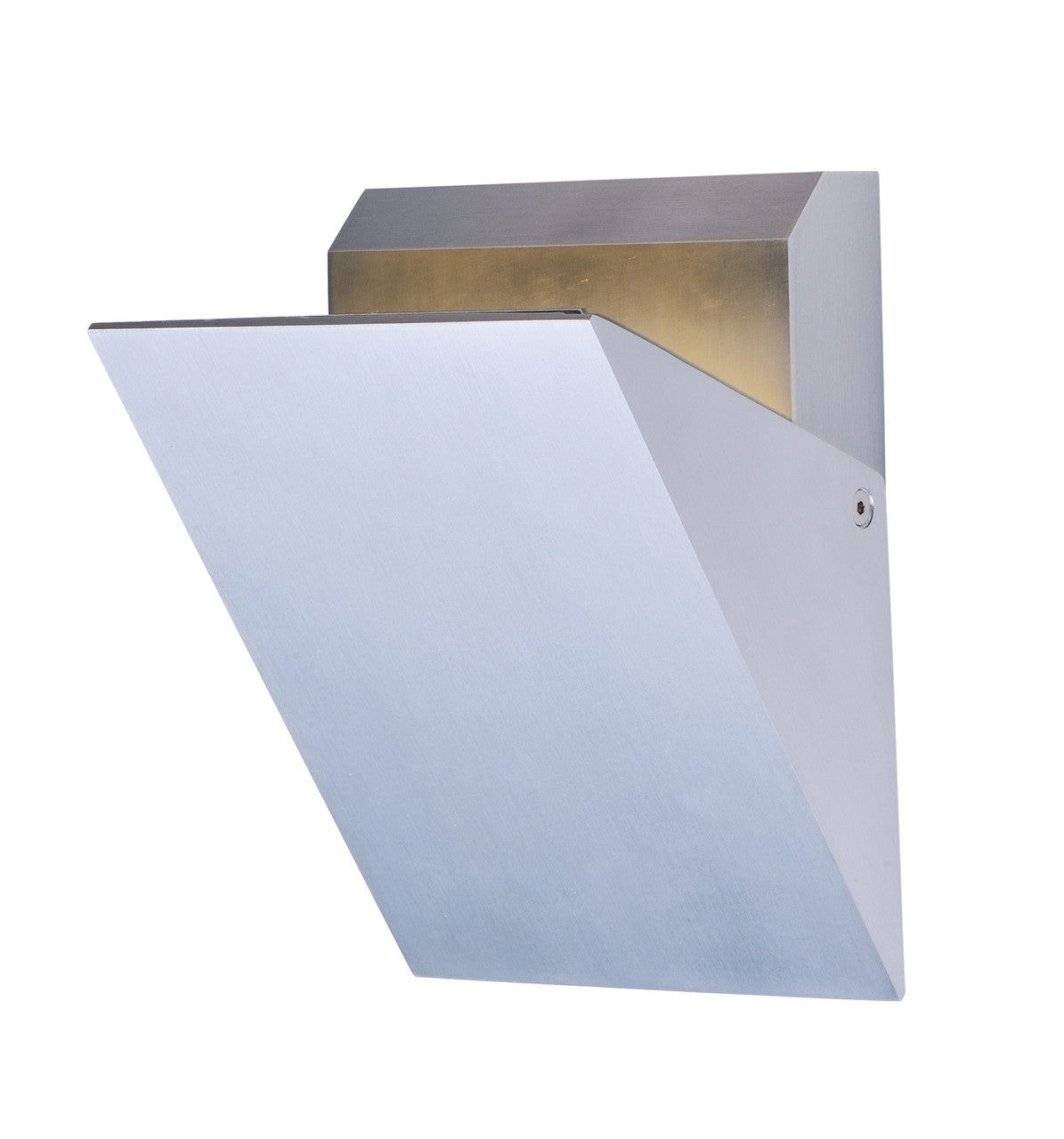 ET2 Contemporary Lighting Alumilux: Tilt LED Outdoor Wall Sconce in Satin Aluminum E41333-SA