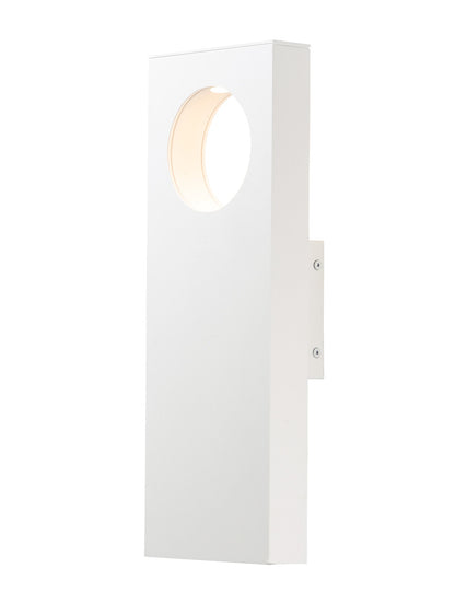 ET2 Contemporary Lighting Alumilux Sol LED Outdoor Wall Sconce in White E41368-WT